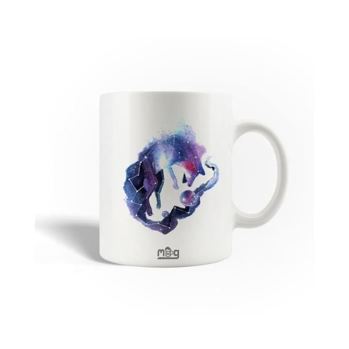 Mug - MANIACASE - Galaxy Fox - Céramique - 30cl - Compatible lave-vaisselle