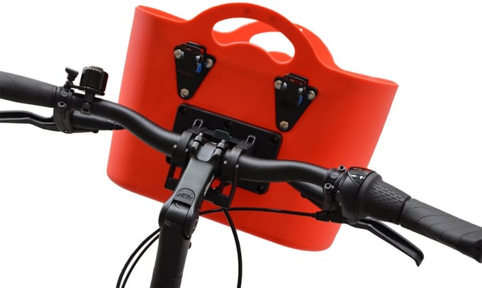 Fiets Shopper Mand Duo Rood