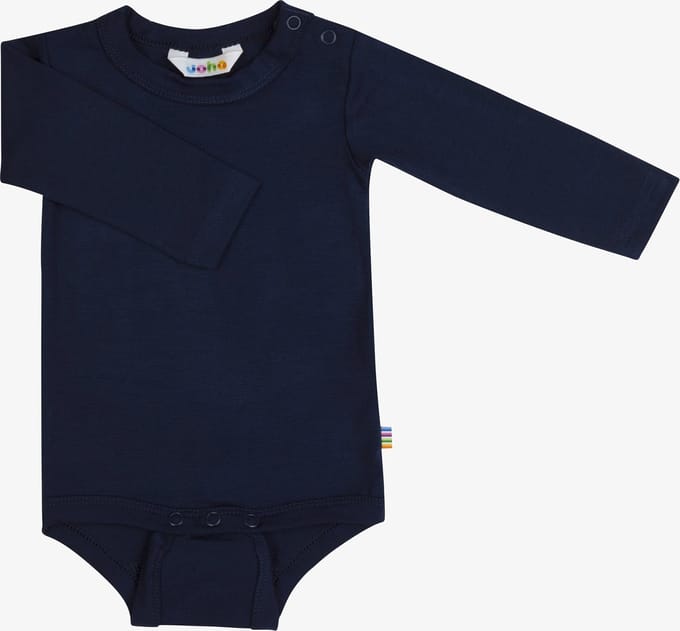 Joha Kinderondergoed Rompertje met 'it ' en lange mouwen, donkerblauw