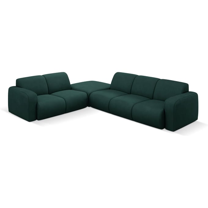 Hoekbank Lola links met hocker | Windsor & Co
