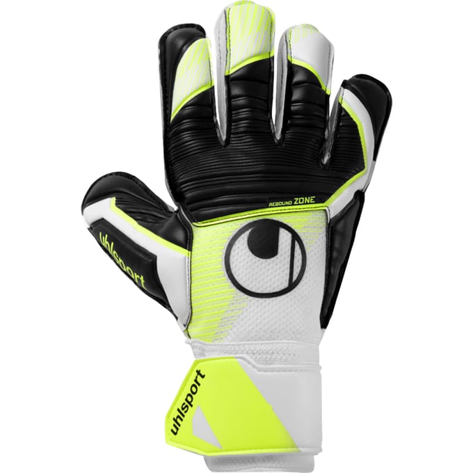 Uhlsport Soft Advanced White Fluo Yellow - Keepershandschoenen - Maat 5