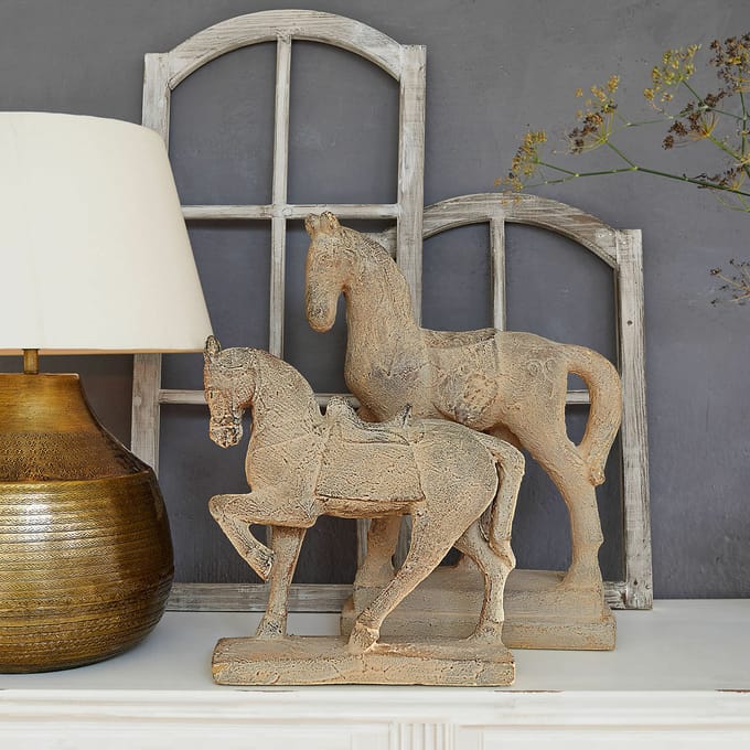 LOBERON Sierpaard set van 2 Mirandel bruin