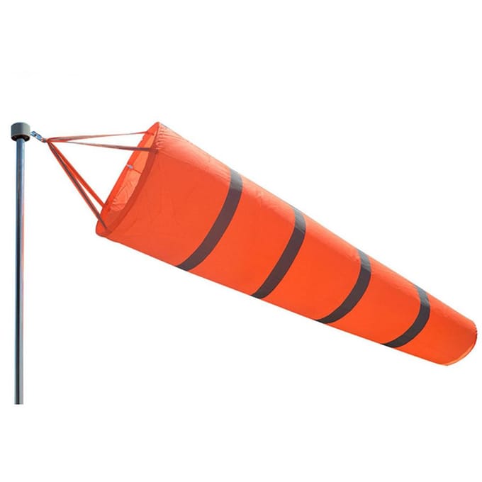 Windzak met Reflecterende Stroken Buiten Windmeetzak Oxford Doek Windzak red