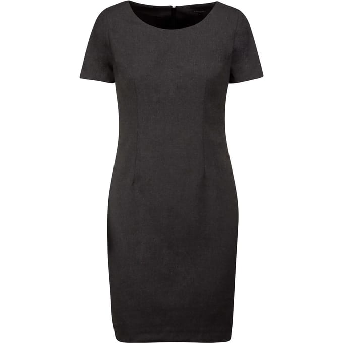Jurk Dames 34 NL (36 FR) Kariban Anthracite Heather 64% Polyester, 34% Viscose, 2% Elasthan