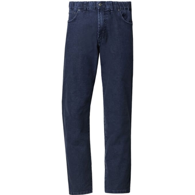 Jan Vanderstorm herren Jeans Met Elastische Band - 40 - blauw - Plus Size