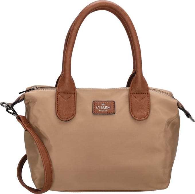 Charm London Buckingham Handtas Crossbody Schoudertas Medium - Taupe