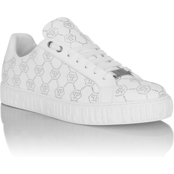 Low-Top Sneakers Carson Monogram Strass