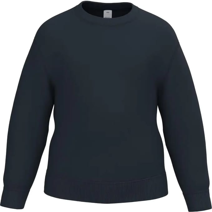iDeal Basic Brand Kinder sweater met ronde hals IB401 - Ideal Navy - 4/6 ans