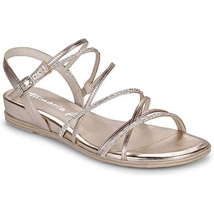 Tamaris Sandalen Plat Sandalen Plat - Goudkleur - Maat 36