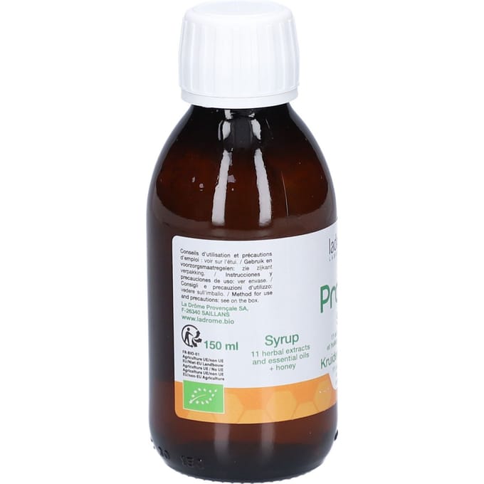 La Drôme Propolis Suikervrij - 150 ml - Hoestsiroop - 1 stuk