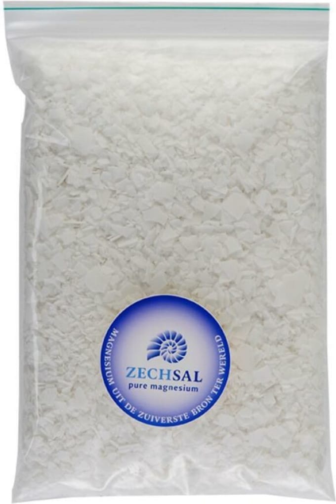 Zechsal Magnesium Bad Navulzak 2kg – Badkristallen – Ontspannend Bad met Magnesium
