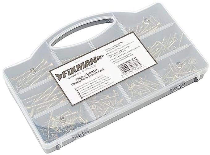 Verzinkschroeven Pack 780 stuk voor houtbewerking