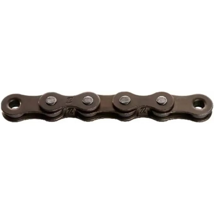 KMC Smal ketting voor single-speed fietsen - 7.3 mm breed - 112 schakels - bruin - voor werkplaatsgebruik