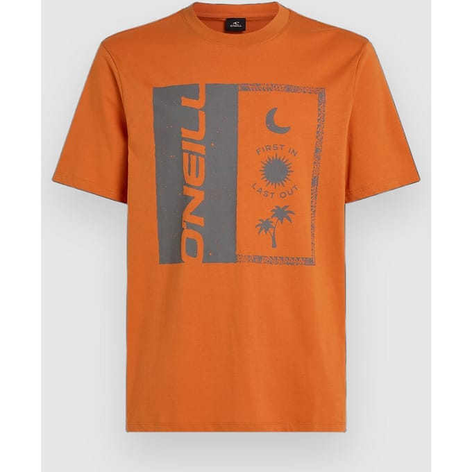 O'Neill Front Print T-Shirt oranje
