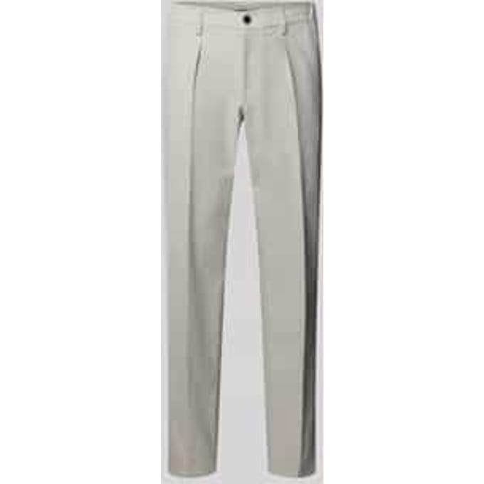 Relaxed fit broek met persplooien