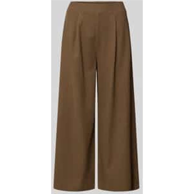 s.Oliver - female - Gestructureerde culottes met plooien en elastische tailleband