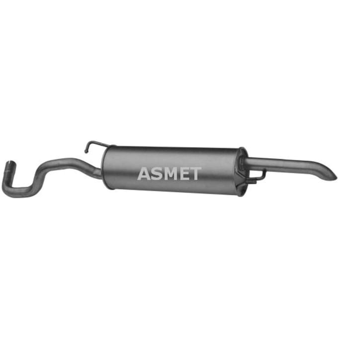 Geluiddemper achter ASMET 03.092