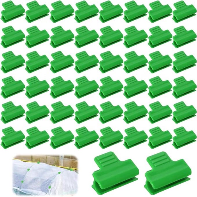 Broeikasclips - Set van 10 - Voor het opbinden van planten in de tuin