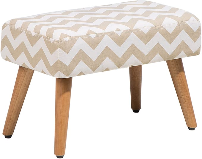 TAKOMA - Hocker - Beige - Katoen
