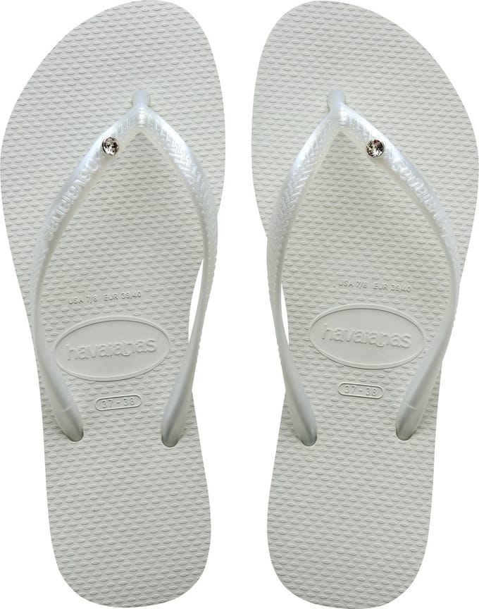 Havaianas HAV. SLIM CRYSTAL SW II Wit Dames Slippers - Wit