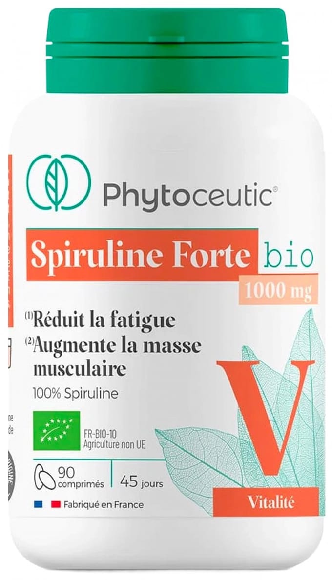 Phytoceutic Spirulina Forte 1000 mg Organic 90 Tabletten