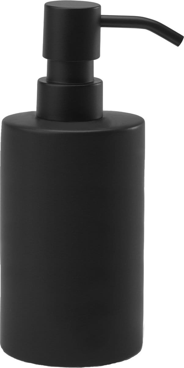 Forte Zeepdispenser Black | Zwart | Stoneware