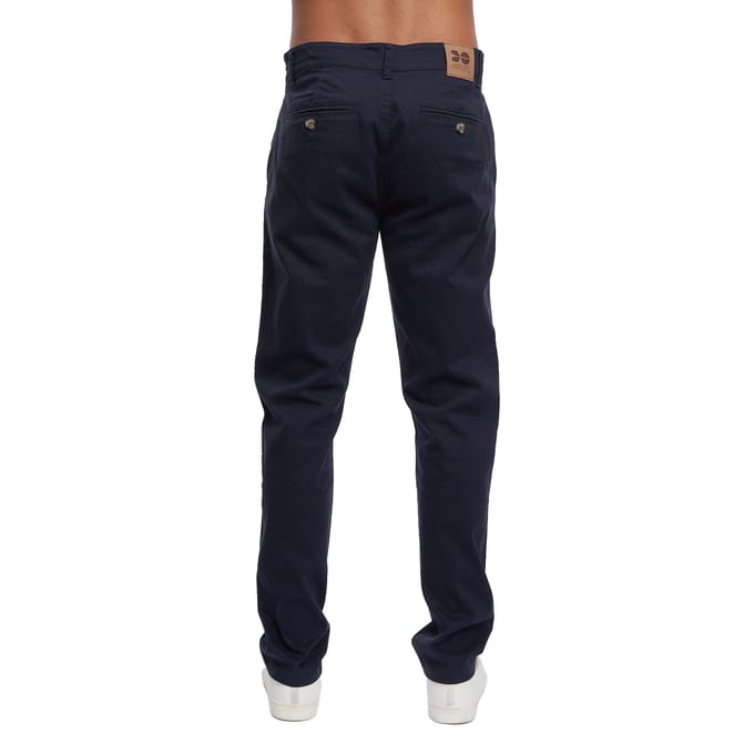 Crosshatch Heren Roysden Chinos (Marine)