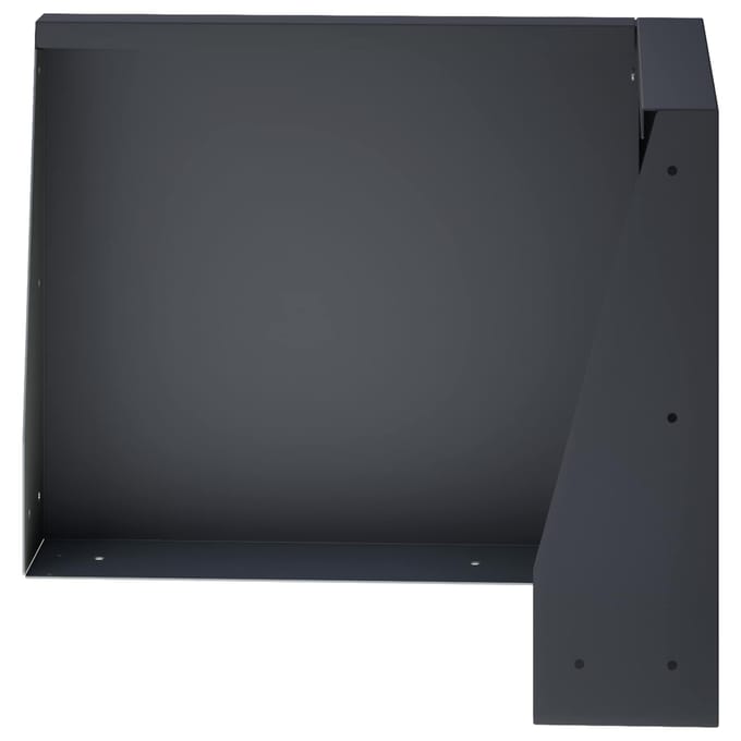 vidaXL - Keermuur - 50 - x - 50 - x - 40 - cm - Staal - Antraciet