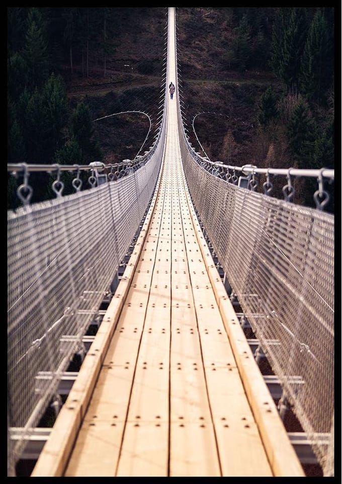 Poster – Geierlay Hangbrug - 70x100cm