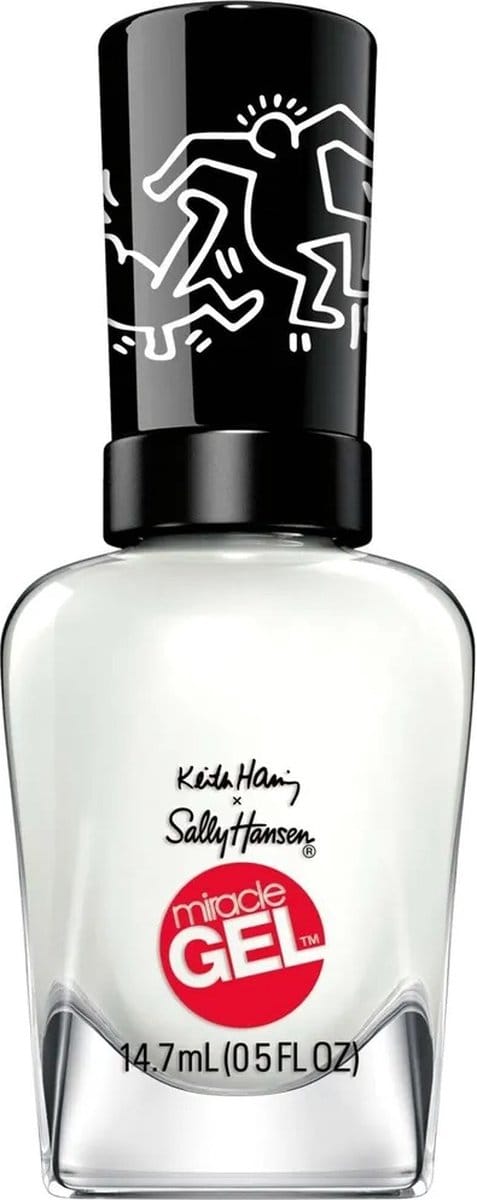 Sally Hansen Miracle Gel x Keith Haring Nagellak - 918 Blanc Canvas