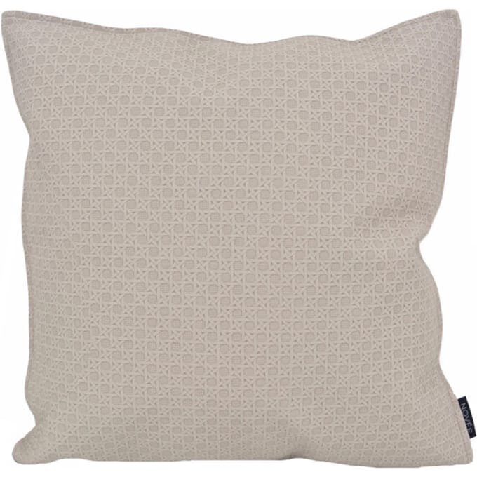 NOVÉE Sierkussen embossed beige | 45 x 45 cm | pu leder
