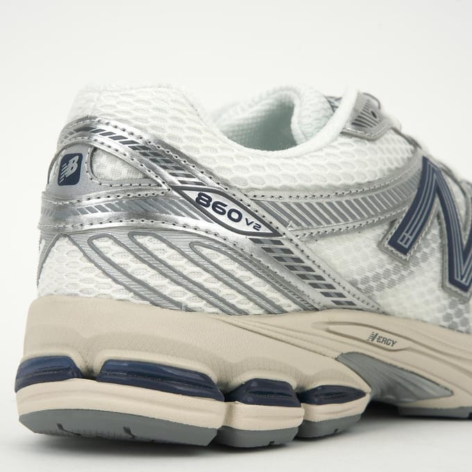 New Balance 860v2 Wit Zilver Unisex Sneakers ML860RG2 40.5 white