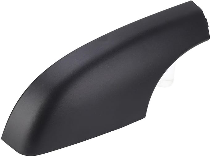 Dailygoods- Dakrail Eindkap Elegant - Premium L - Bestand tegen Vervaging - ABS - Voor SUV-modellen 2009-2018 - Perfecte Compatibiliteit - Dakdragerafdekking