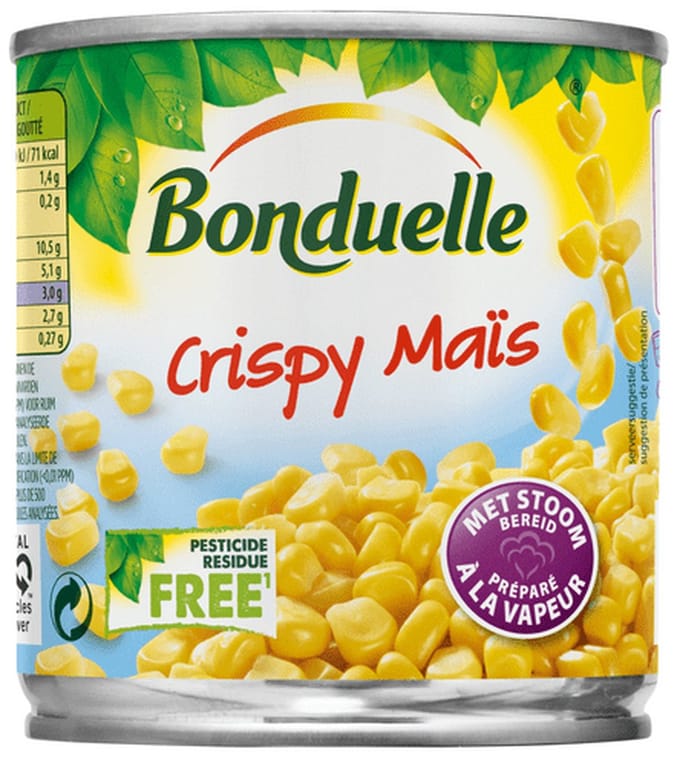 Bonduelle Crispy - Maiskorrels - 12 x 212 ml blik