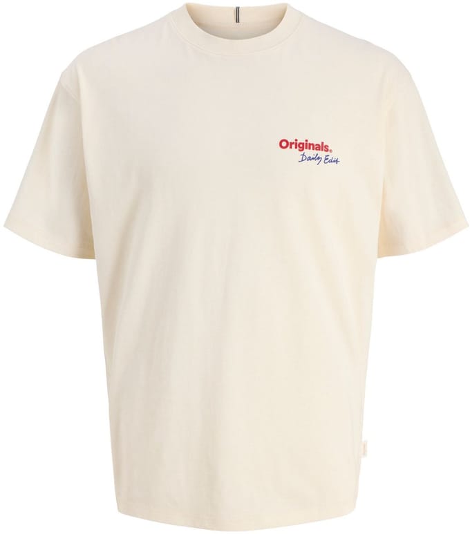 JACK&JONES - JORRIVIERA BACK SCRIPT TEE CREW NECK - Heren - T-shirts