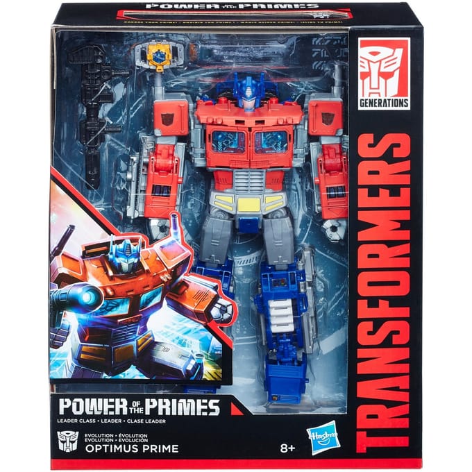 Transformers Toys Generations Power of the Primes Evolution Optimus Prime Action Figure