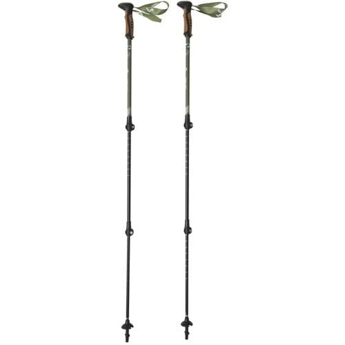 CRIVIT Aluminium wandelstokken (groen)