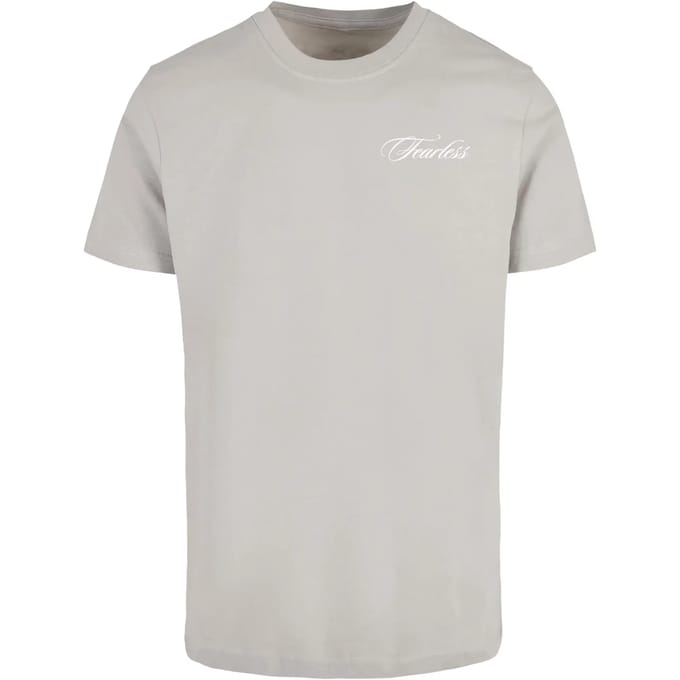 Mister Tee - Fearless Crow Heren Tshirt - S - Grijs