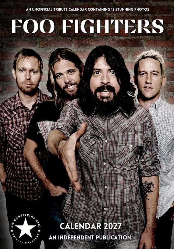 Foo Fighter Kalender 2027 A3