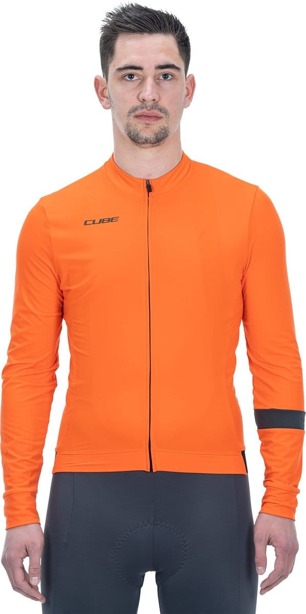 CUBE Fietsshirt BLACKLINE JERSEY L/S ORANGE M