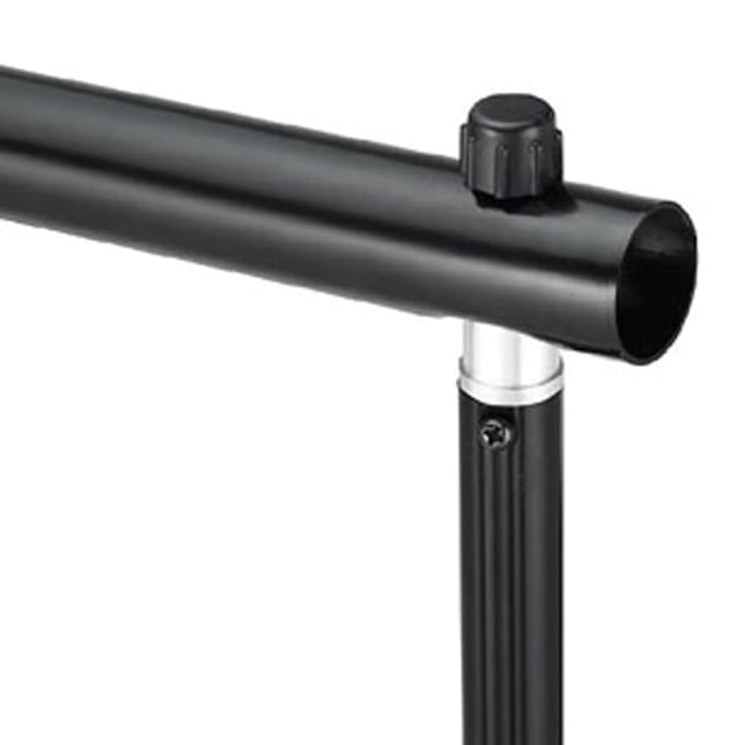 vidaXL - Achtergrondsysteem - telescopisch - 155-300 - cm