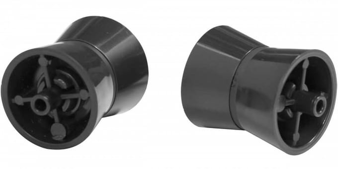 Pro-Ject Spin Clean vervangende geleiderollen voor de LP Spin Clean wasmachine., Pro-Ject zwart
