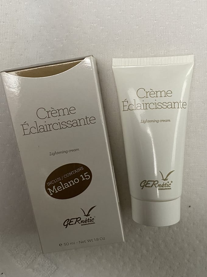 Crème Eclaircissante  Gernetic International