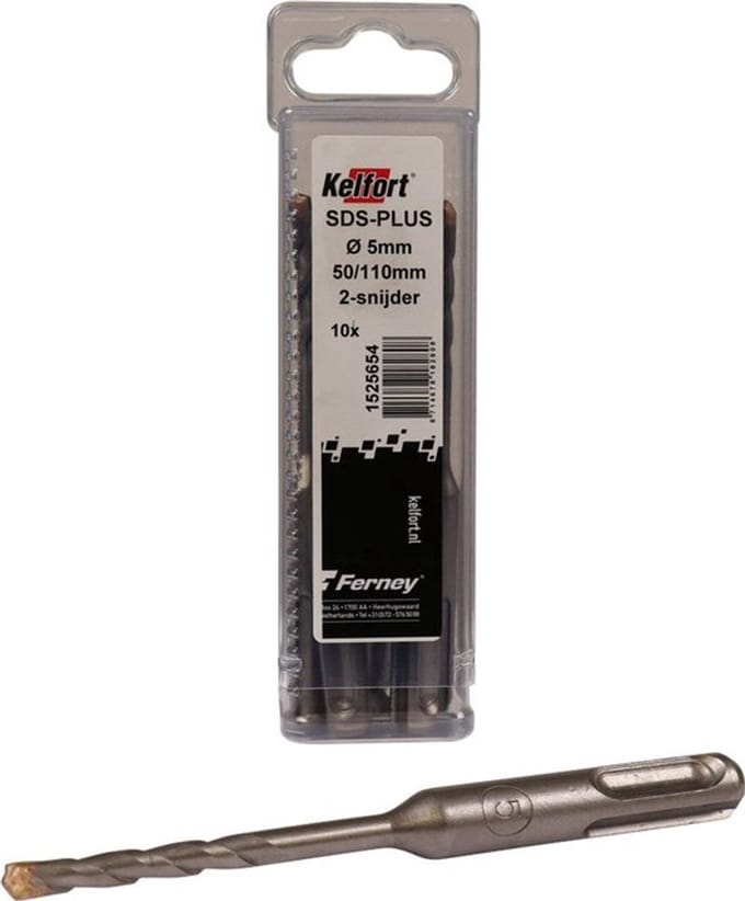 Kelfort HAMERBOOR SDS+ 5.0X50/110 - 10ST 2-SNIJDER