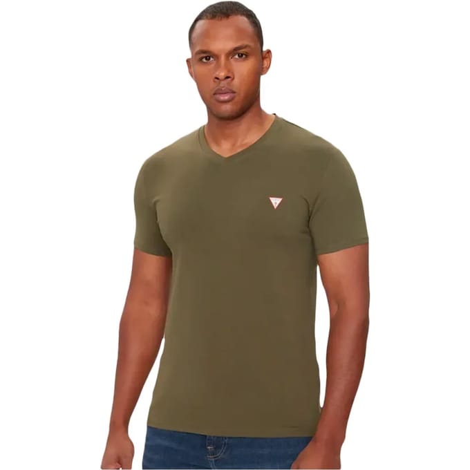 Guess heren T-shirt met driehoekig G-logo