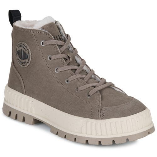 Palladium dames sneaker Pallashock Zip Warm grijs