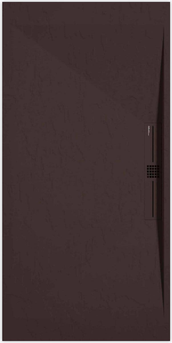 Sanifun douchebak Stone Side Chocolate Slate 1600 x 900 P