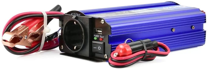 GEKO Pure sinus omvormer - 12V naar 230V - 300/600W - USB-aansluiting - Compact ontwerp