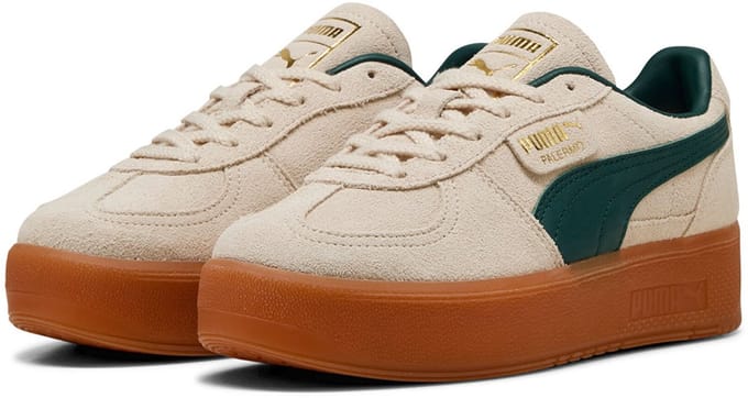Sneakers Puma Baskets Palermo Elevata cuir avec détails en daim
