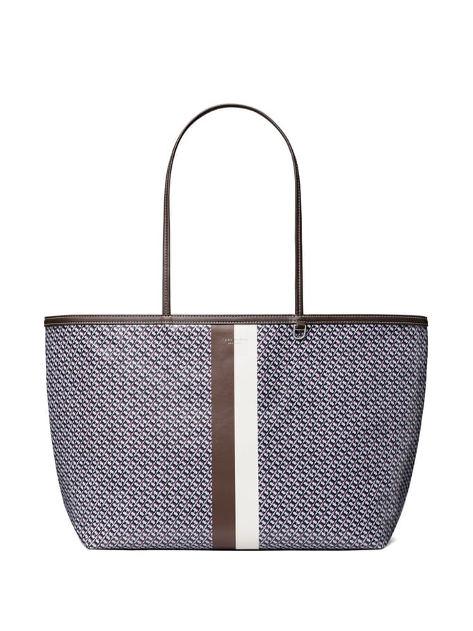 Tory Burch blauwe vrouw racer tas